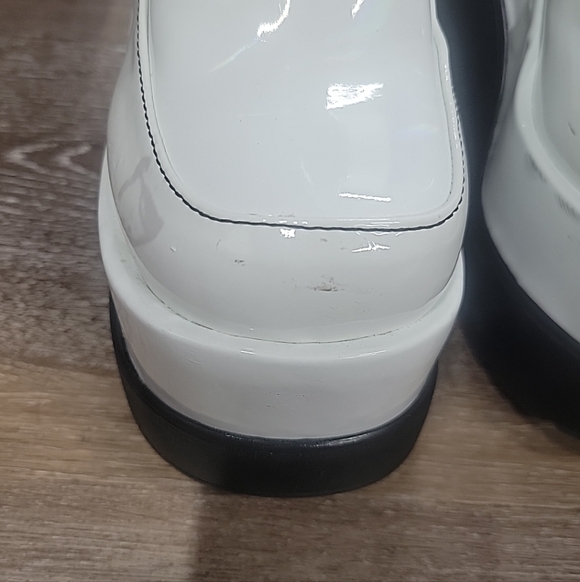 Demonia Void 50 White Platform Boots With Chains Size Womens 8 - Picture 7 of 15